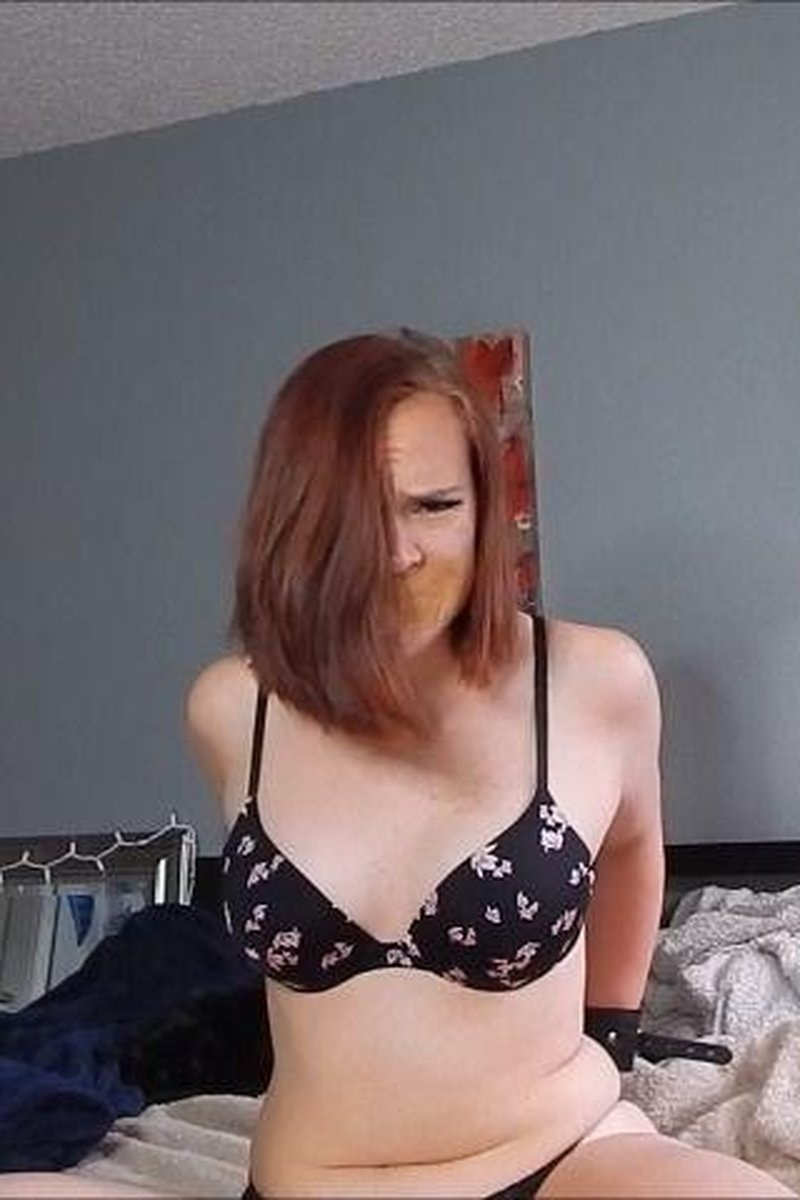 Leukoplast Tape Gag - Screenshot 1 of 4 - Bondage