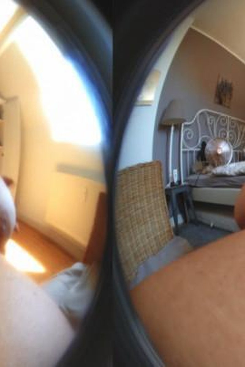 VR180 Three Bras Titty Fuck With Emilia - Screenshot 1 of 4 - BBW