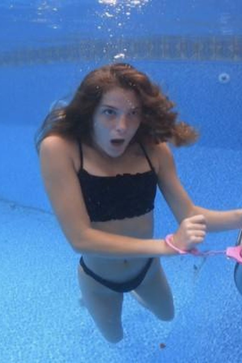 Cuffed Too Pool Ladder - Screenshot 1 of 4 - Asphyxiation