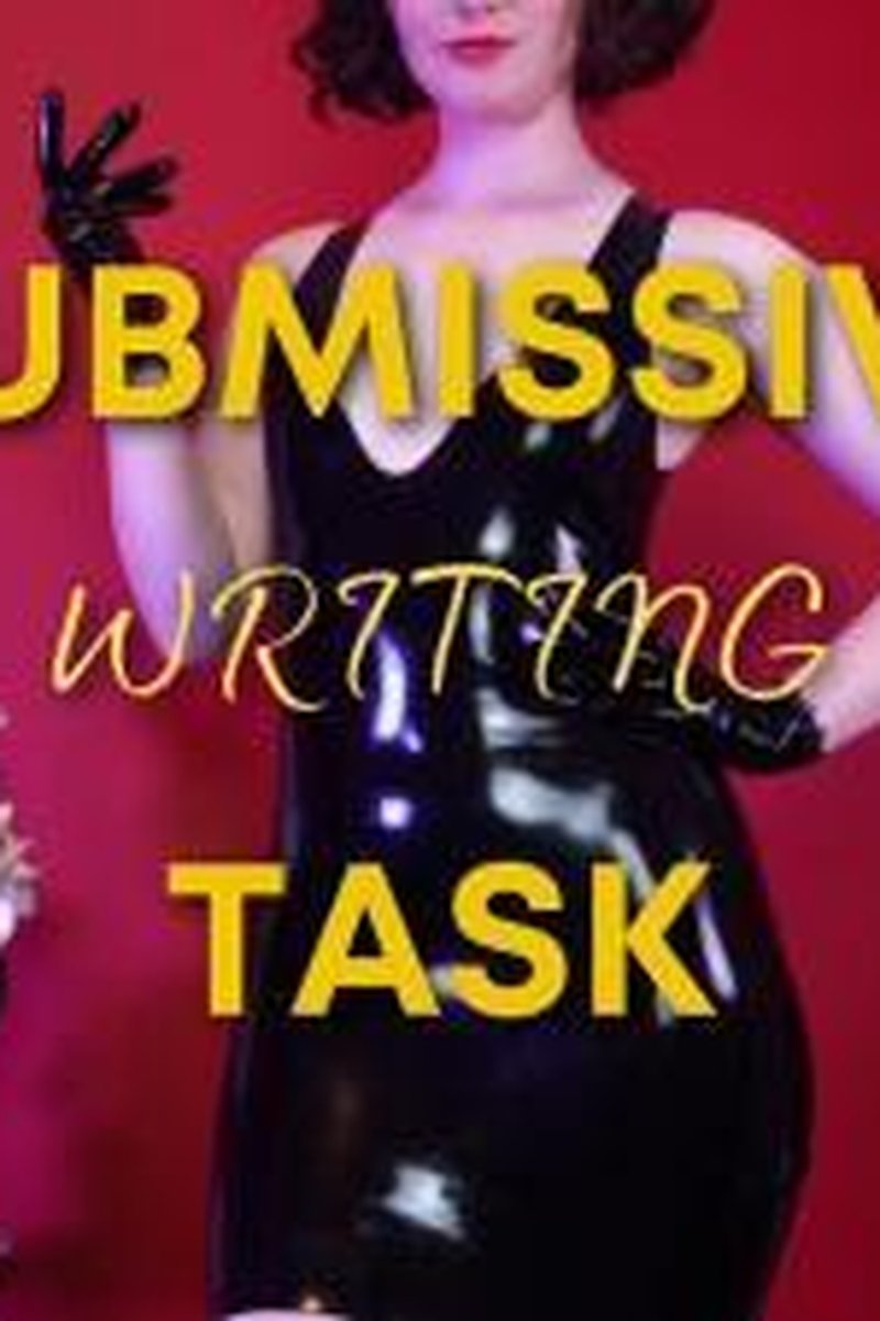Submissive Writing Task - Screenshot 1 of 4 - Slave