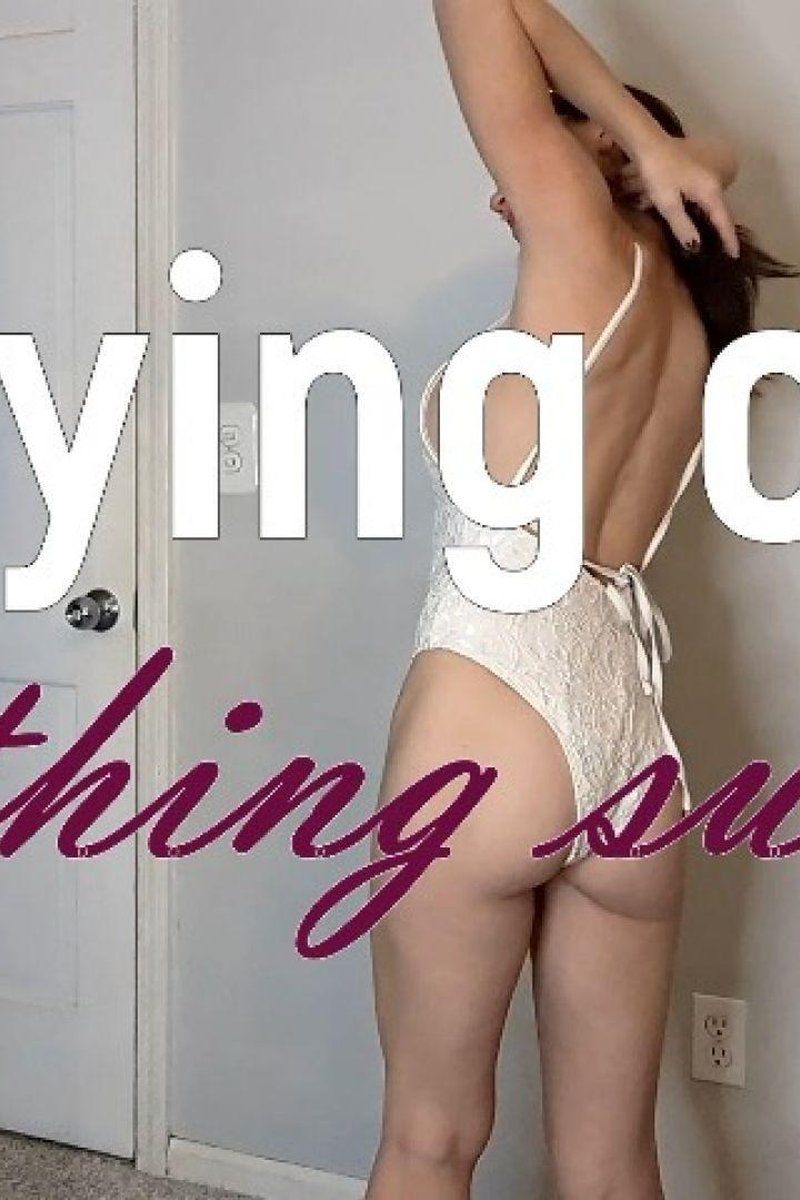 Trying On Bathing Suits - Screenshot 1 of 4 - MILF (30+)