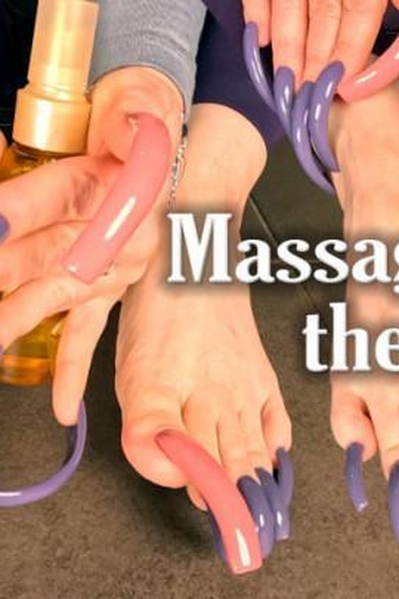 Massage On The Floor ASMR, Tapping, Massage - Screenshot 1 of 4 - Fake Nails
