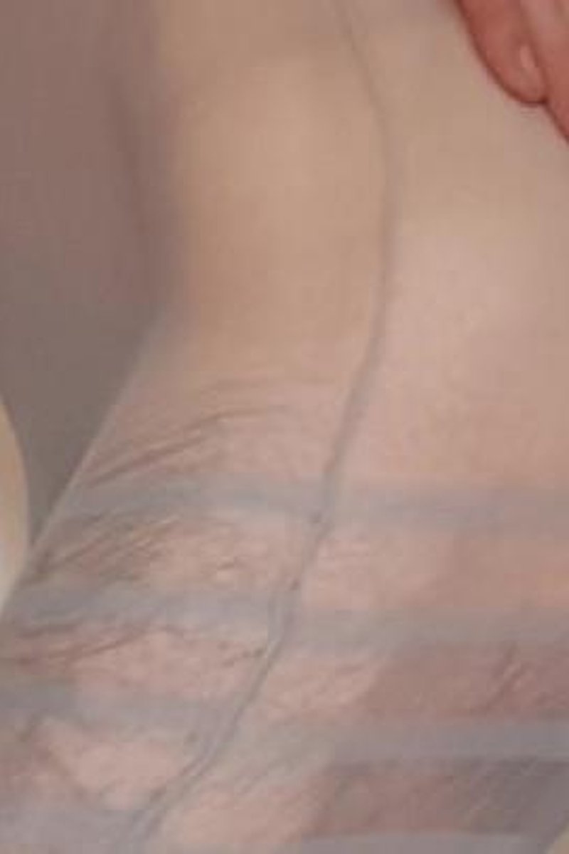 Couldn't Wait Striped Mesh Dress Tryon - Screenshot 1 of 4 - Ass Fetish