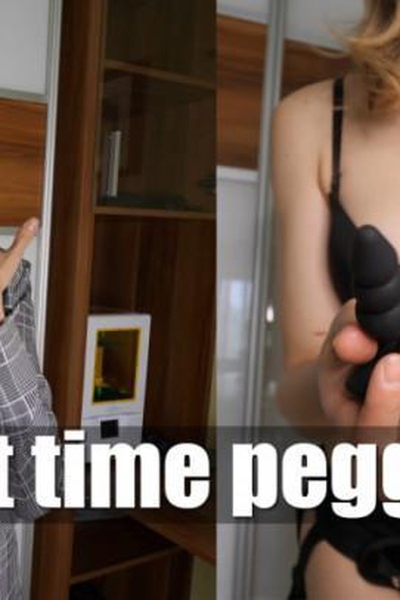 First Time Pegging - Screenshot 1 of 4 - Femdom