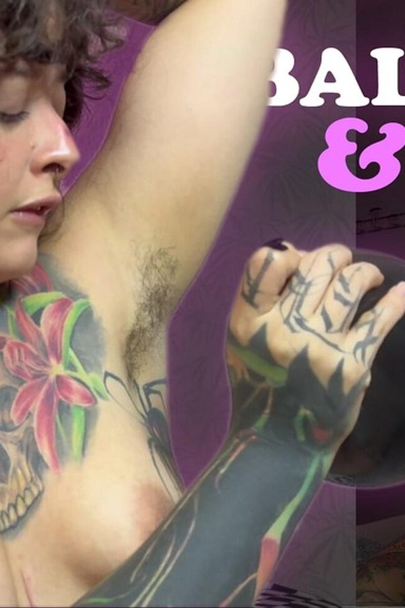 Balloon Friction On Hairy Pussy And Armpits - Screenshot 1 of 4 - Amateur