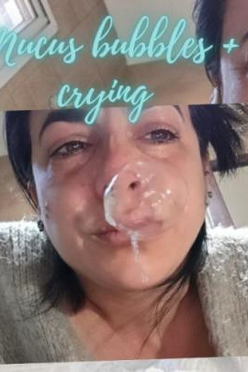 Mucus Bubbles With Crying - Screenshot 1 of 4 - Crying