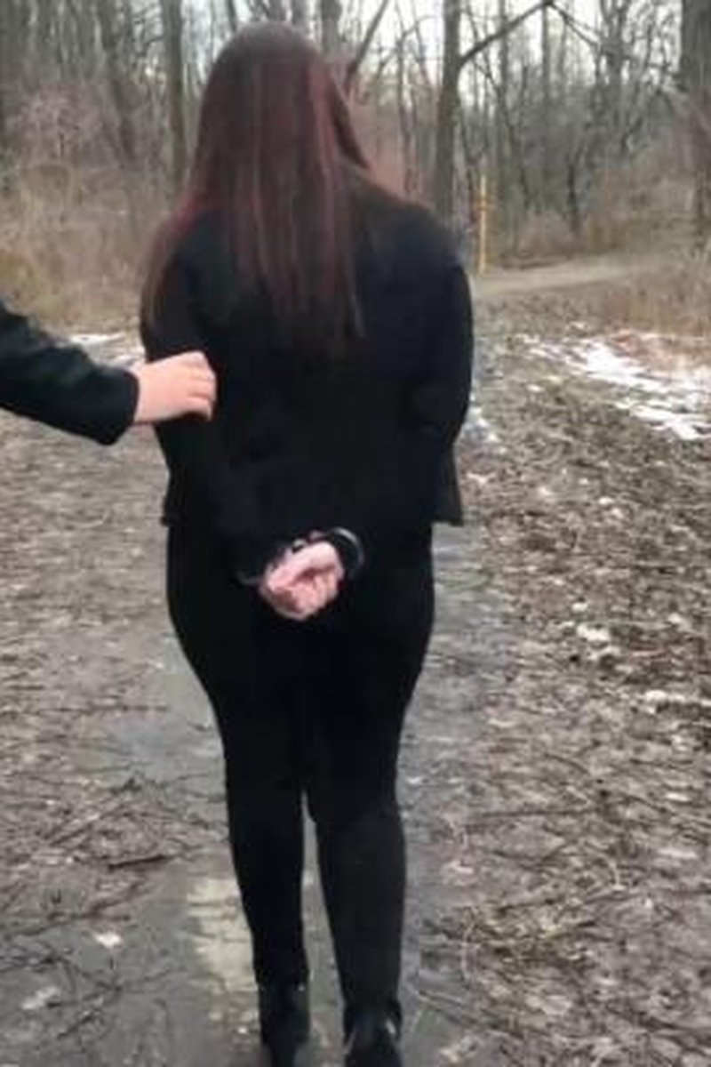Lydia Cuffed - Screenshot 1 of 4 - Bondage