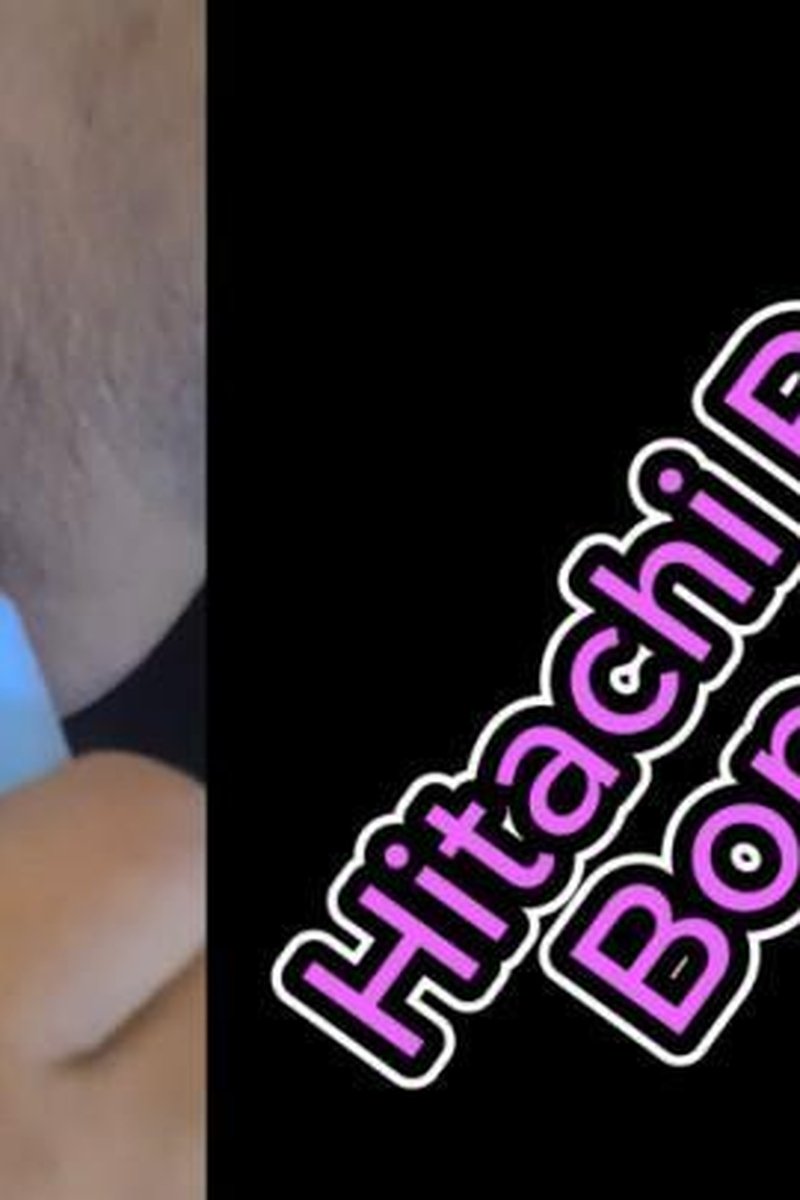 Hitachi Vibe Tied To Clit With Black Rope Orgasm Control - Screenshot 1 of 4 - Bondage