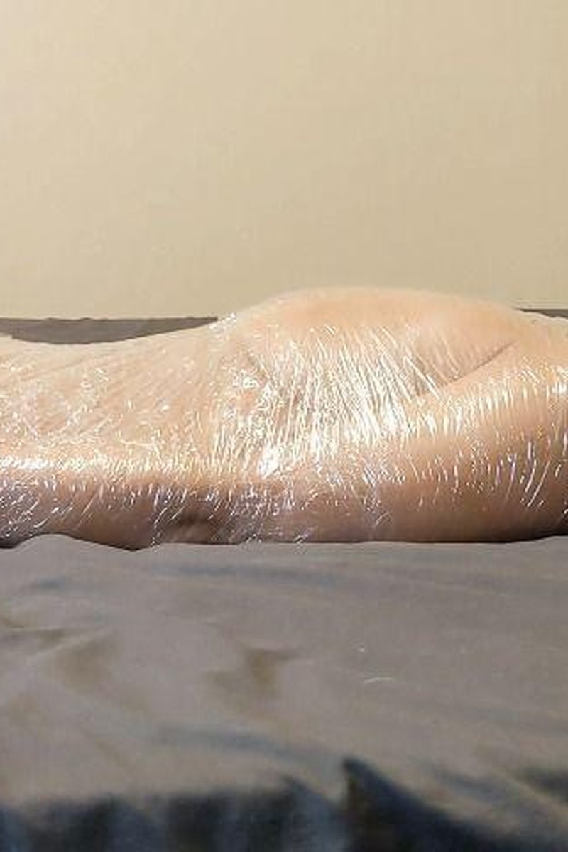 Plastic Wrap Mummification - Screenshot 1 of 4 - BDSM