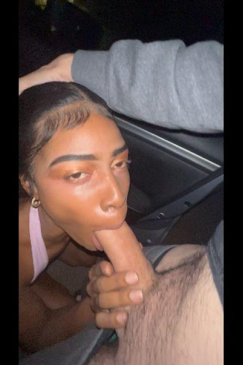 Ebony Outdoor Facial Blast - Screenshot 1 of 4 - Big Dick