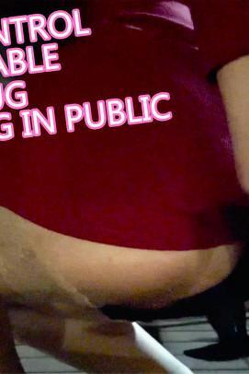 Remote Control Plug Inserted Anal, Ejaculating In Public - Screenshot 1 of 4 - Anal