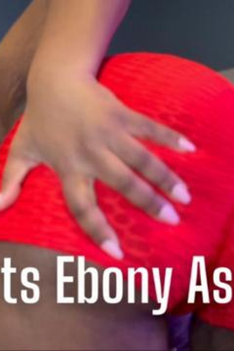 Red Shorts Ebony Ass Cbt JOI - Screenshot 1 of 4 - Ass Worship