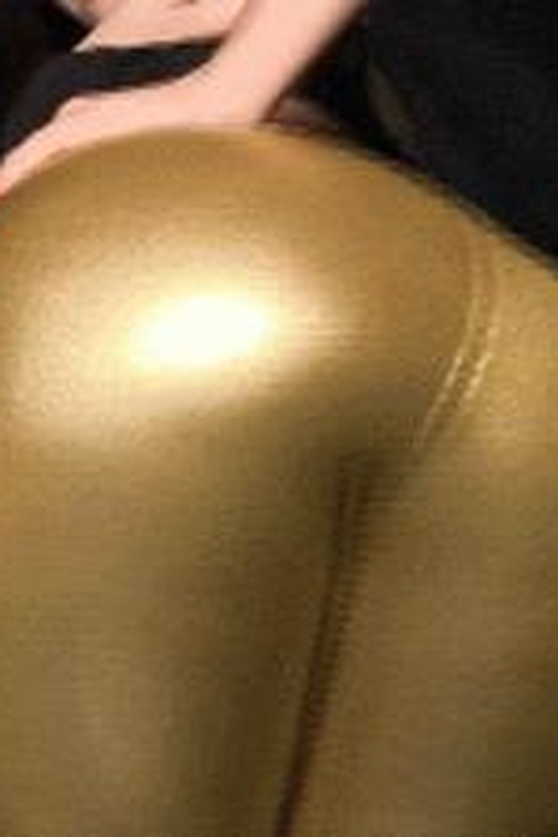 Gold Shiny Pants Ass Worship - Screenshot 1 of 4 - Ass Worship