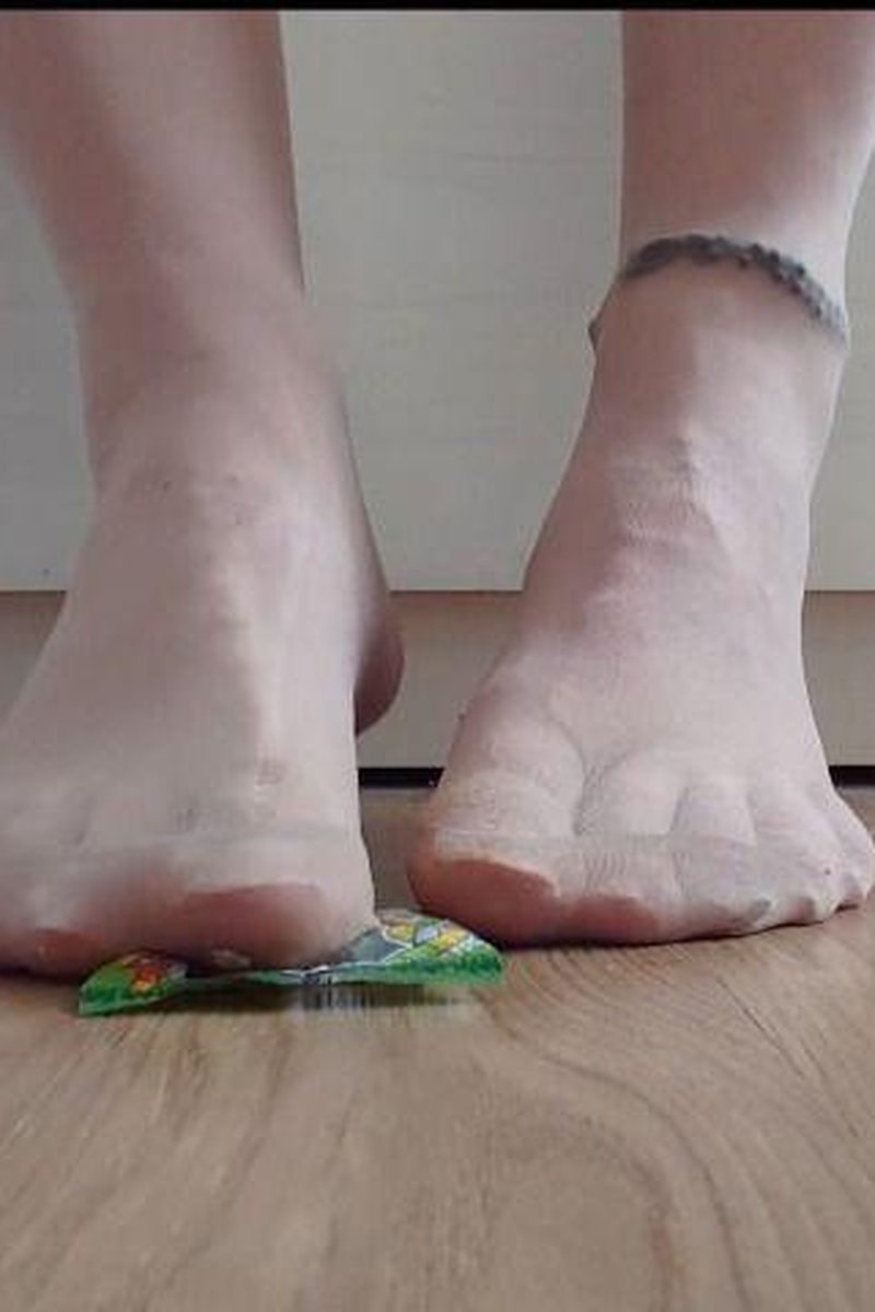 Nylon Feet Have Fun With Fruit Gum ** Cr - Screenshot 1 of 4 - Food