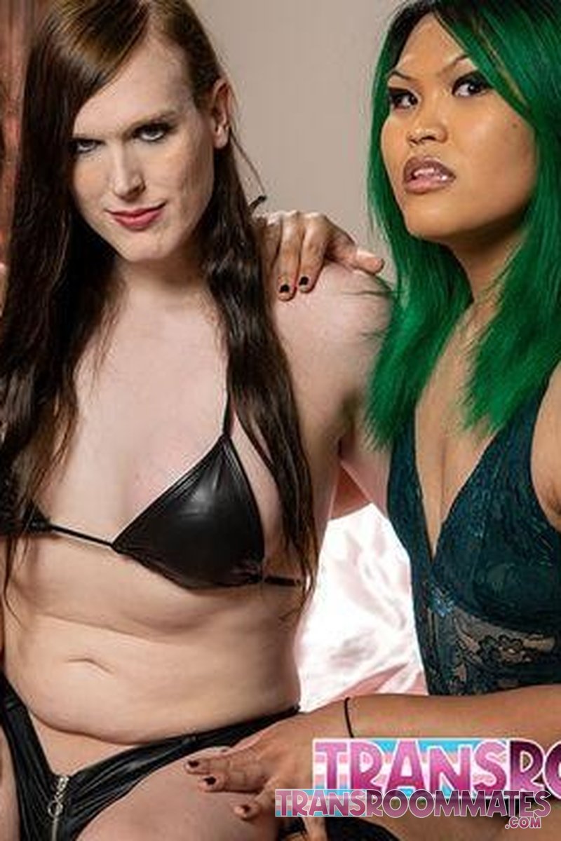 Trans Dom Roxxie Moth Tests Out Her Two New Subs - Screenshot 1 of 4 - Anal