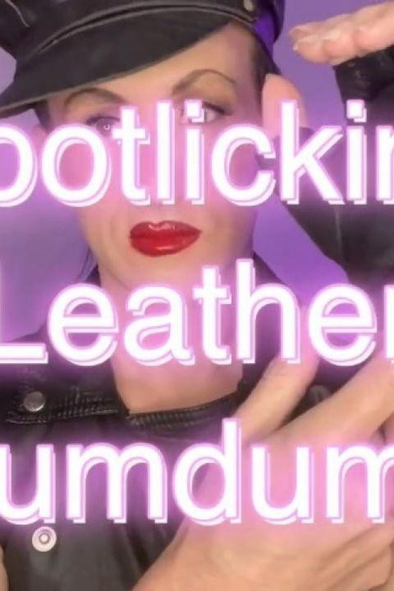 Bootlicking Leather Cumdump - Screenshot 1 of 4 - Bootlicking