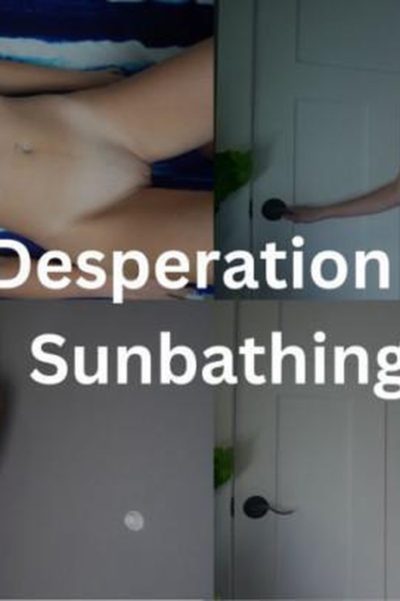 Pee Desperation While Sunbathing - Screenshot 1 of 4 - Golden Shower