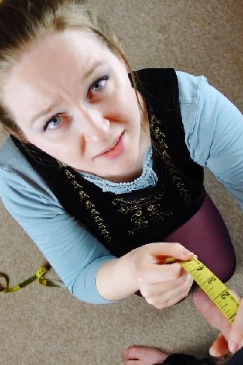 Small Penis Humiliation By Your Local Seamstress - Screenshot 1 of 4 - Humiliation