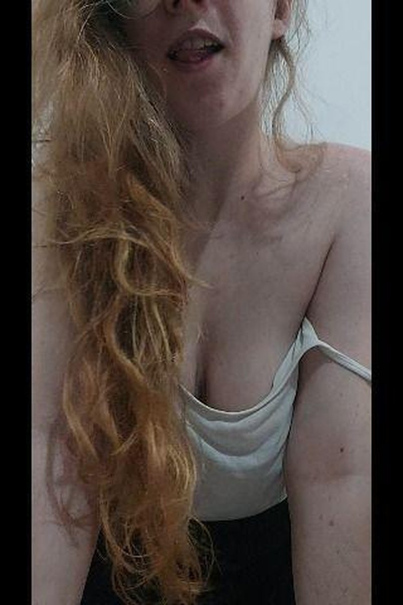 Cute Blond Big Boobs Girl Touching Nips - Screenshot 1 of 4 - Big Tits