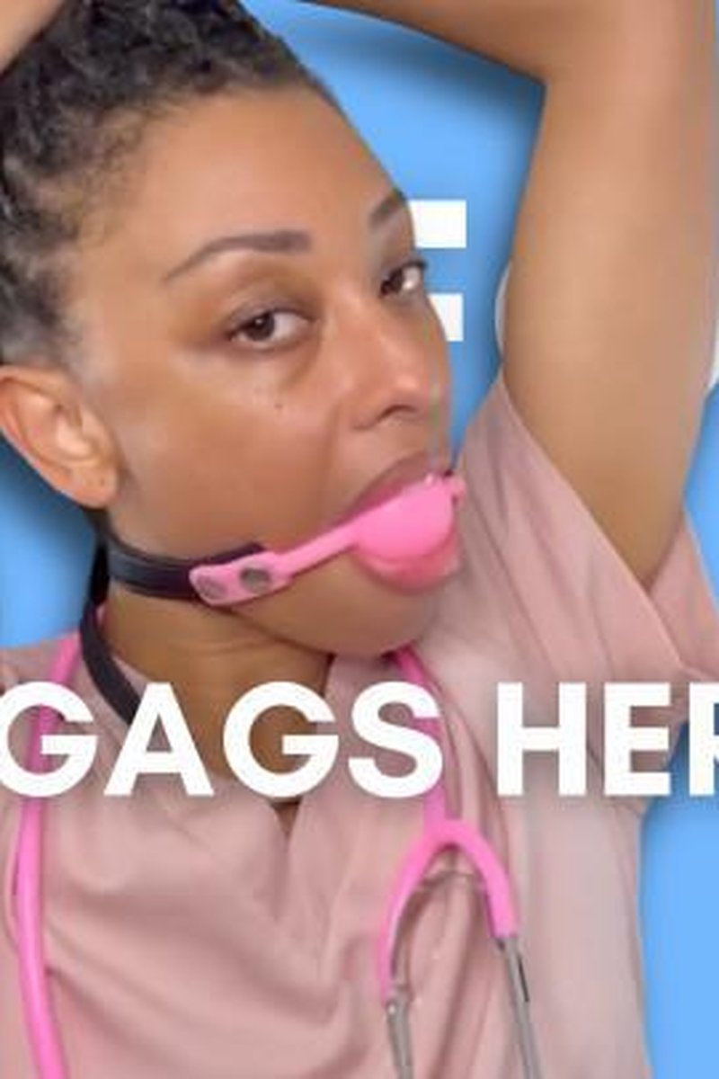 Nurse Ball-Gags Herself - Screenshot 1 of 4 - Black