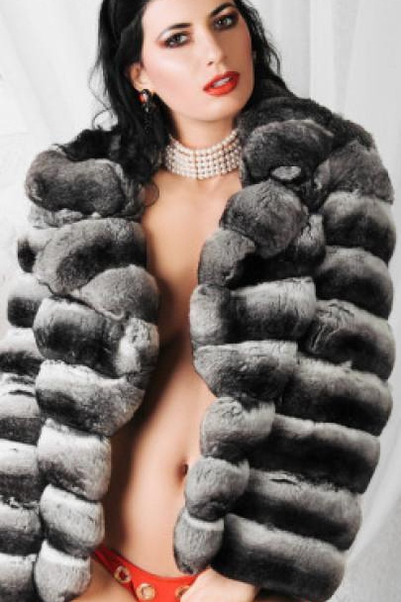 In Chinchilla Fur Coat Tease You - Screenshot 1 of 4 - Fur