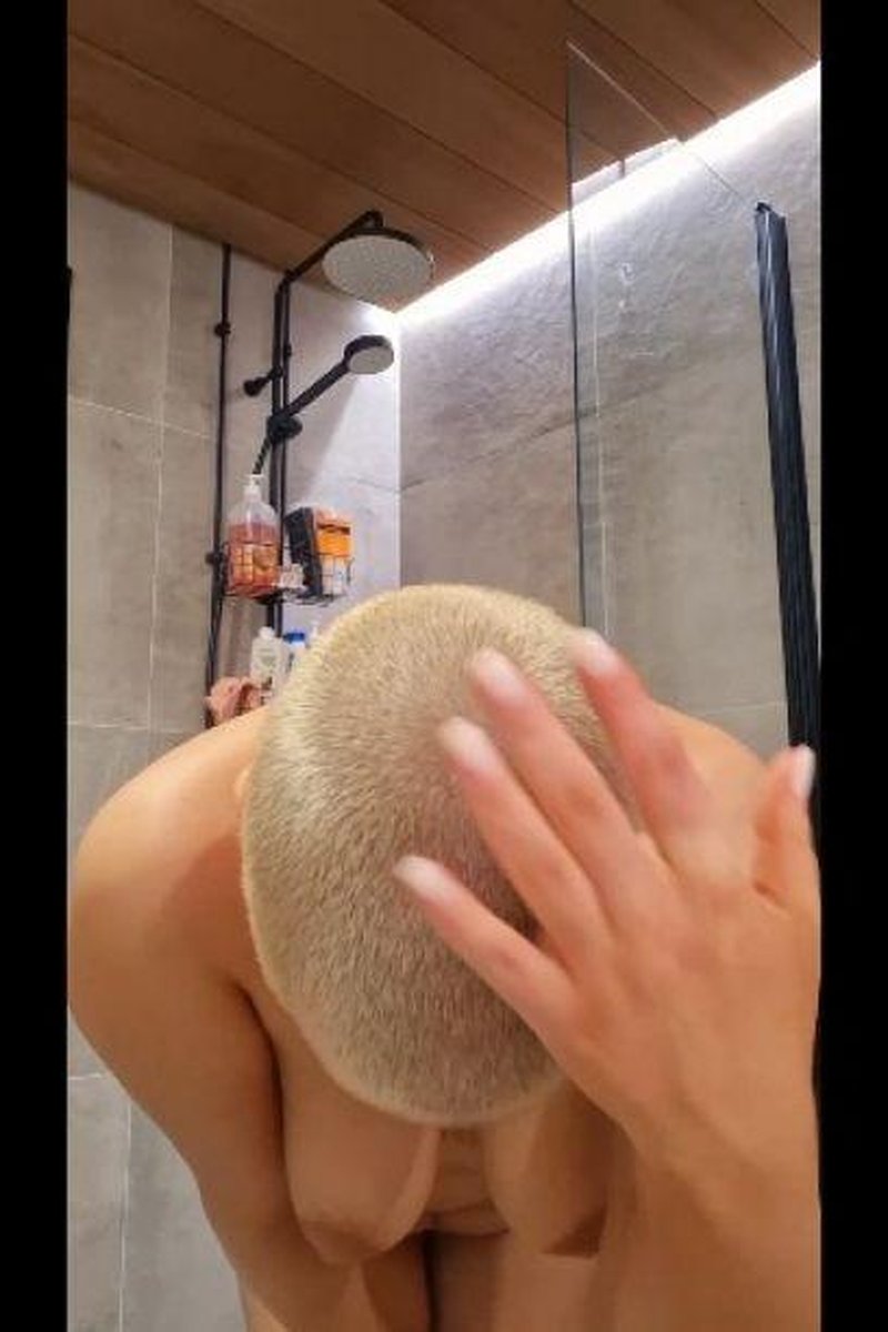 Goodbye Blonde Buzzcut - Screenshot 1 of 4 - Hairless Pussy