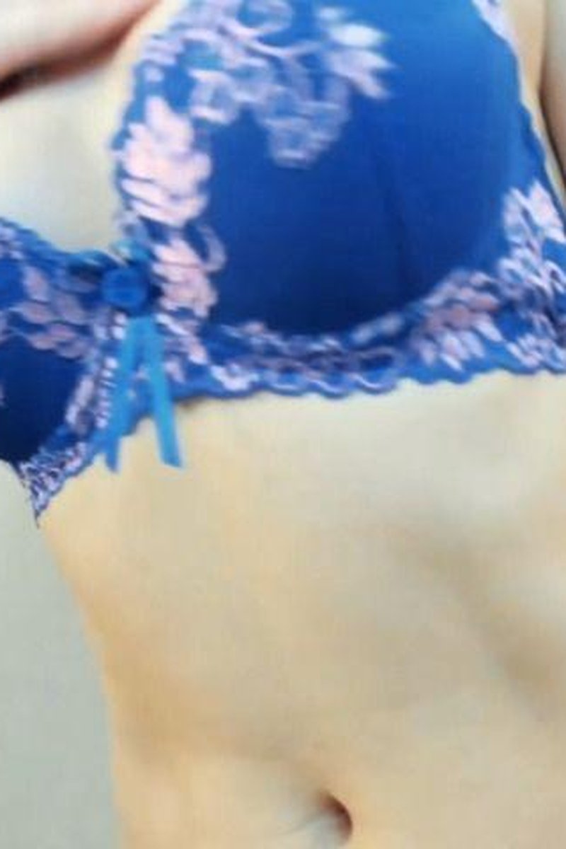 Taking Off Beautiful Blue Bra - Screenshot 1 of 4 - Live Show