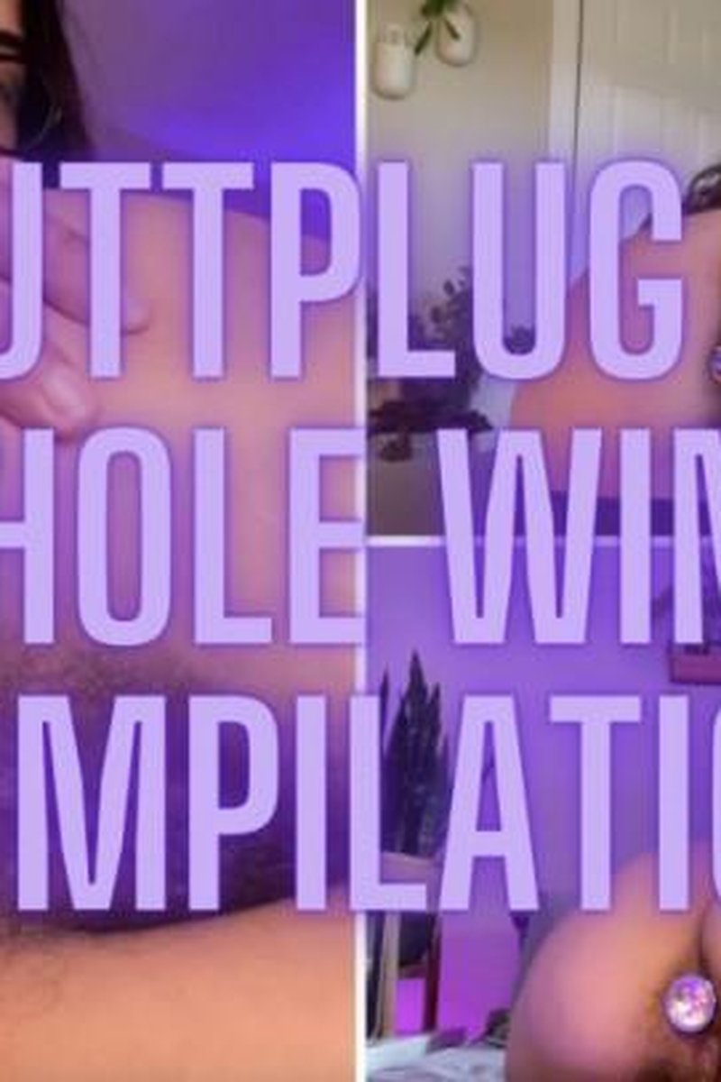 Buttplug & Butthole Winking Compilation - Screenshot 1 of 4 - Anal