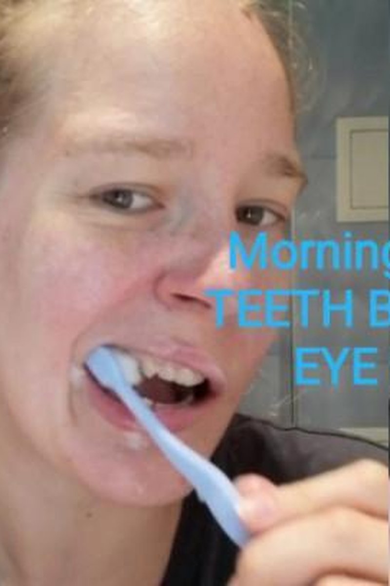 Toothbrushing Teeth Morning Routine + Lenses For Eyes - Screenshot 1 of 4 - Mouth Fetish