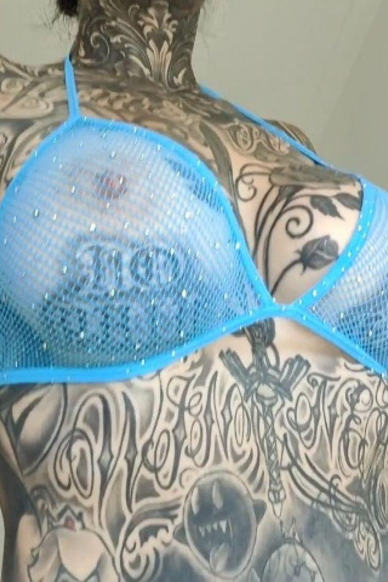 Sheer Micro Bikini Try on Haul Compilation Melody Radford - Screenshot 1 of 4 - Belly Fetish
