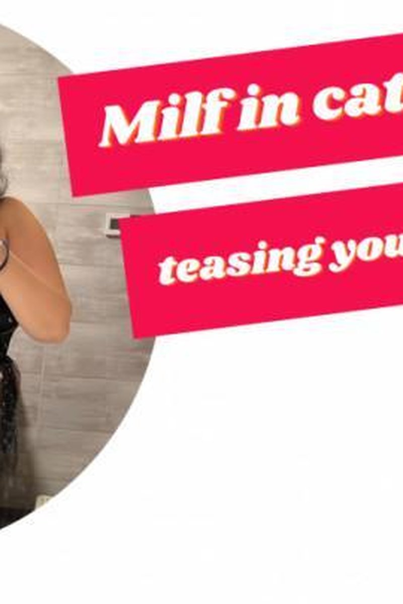 MILF In Cat Costume Teasing You With Big Boobs - Screenshot 1 of 4 - BBW