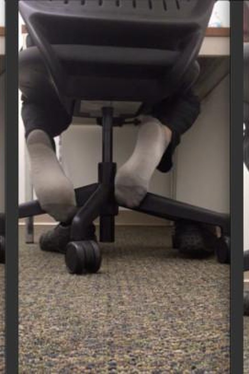 Office Chair Footplay -Lofi Bargain Bin - Screenshot 1 of 4 - Foot Fetish