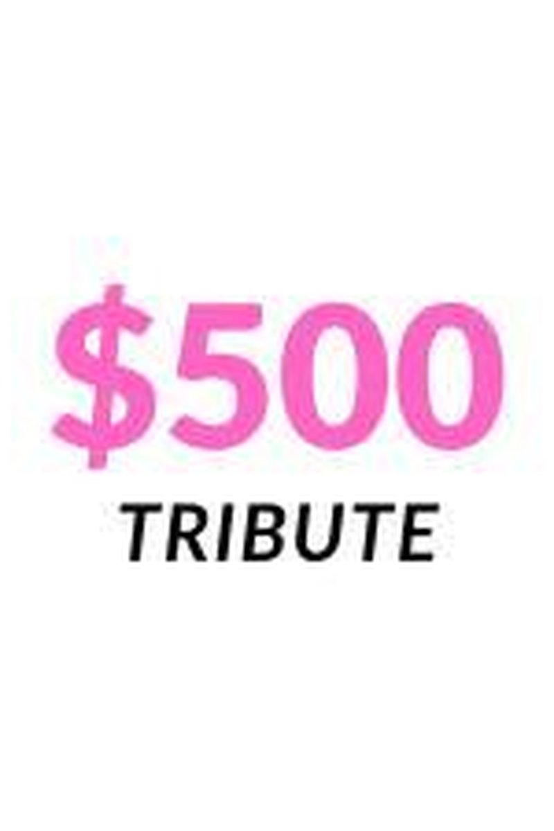 $500 Tribute - Screenshot 1 of 4 - Findom