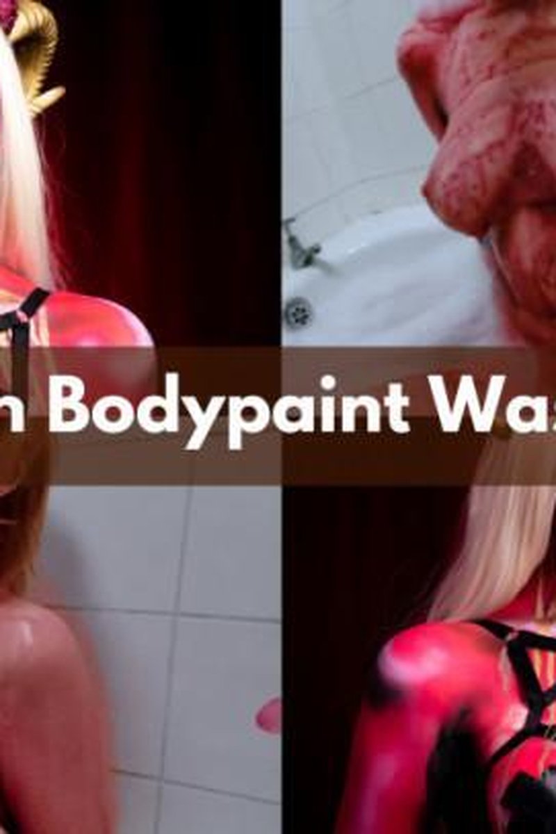 POV: Demon Body Paint Messy Tit Play - Screenshot 1 of 4 - Body Paint