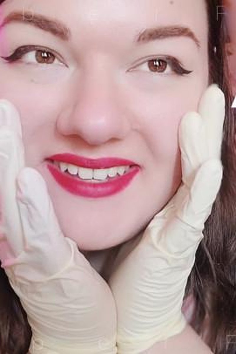 Latex Gloves ASMR Close Up Personal Attention + Whispering - Screenshot 1 of 4 - Bedtime