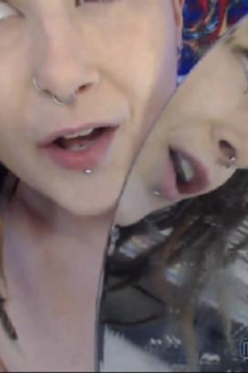 Licking Squirt From A Mirror - Screenshot 1 of 4 - Armpit Fetish
