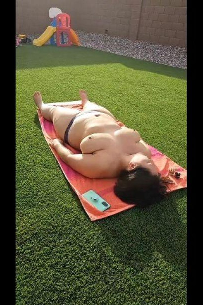 Topless Tanning - Screenshot 1 of 4 - Big Tits