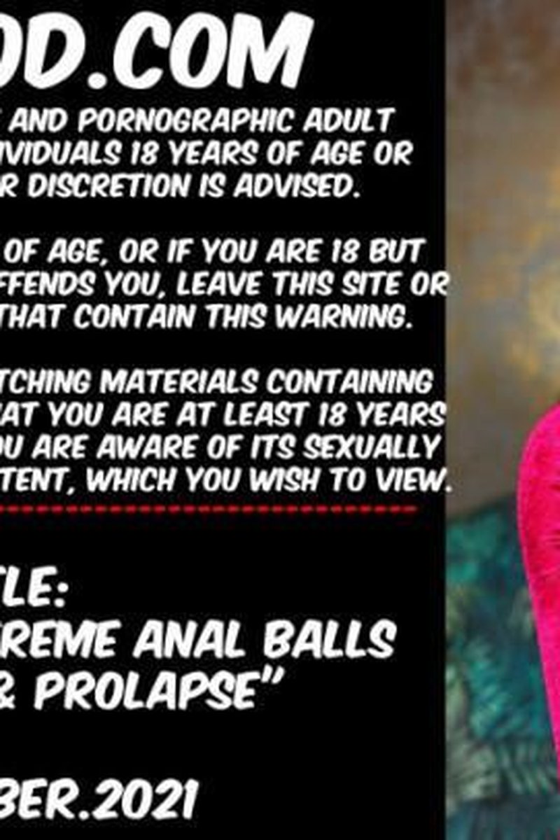 Hotkinkyjo Extreme Anal Balls Insertions - Screenshot 1 of 4 - Anal