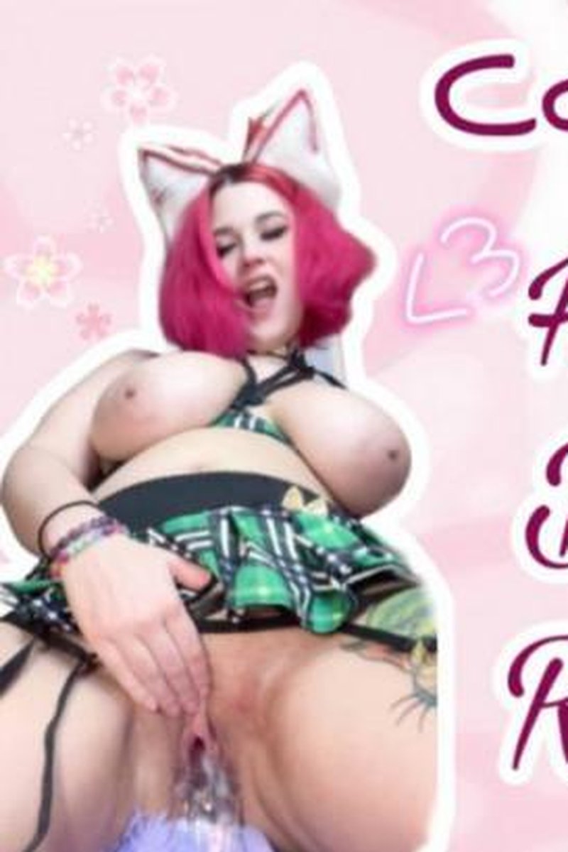 Chubby Catgirl Dildo Riding - Screenshot 1 of 4 - Cosplay