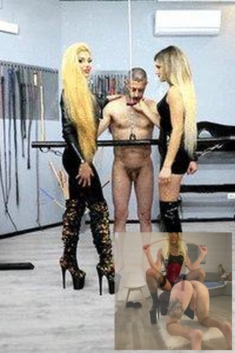 Iside & Slavena Ballbusting - Screenshot 1 of 4 - Brutal