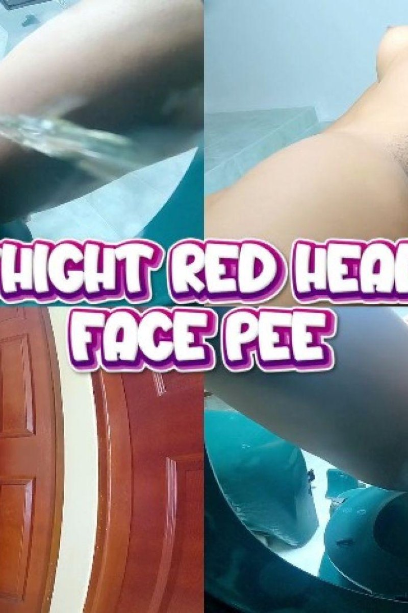 Thight Red Head Face Pee - Screenshot 1 of 4 - Bathroom