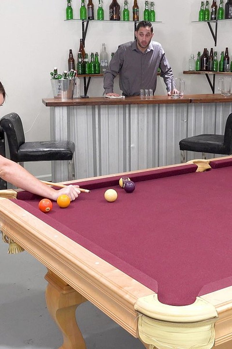 Gabbie Carter Is A Pool Shark That Is Looking For Some Dick - Screenshot 1 of 4 - Blond Hair