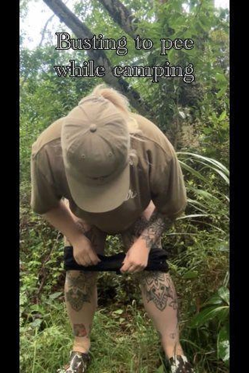 Busting To Pee While Camping - Screenshot 1 of 4 - Golden Shower