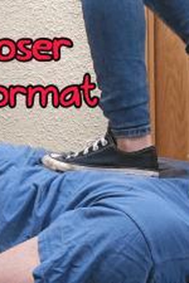 Loser Doormat - Screenshot 1 of 4 - Converse Fetish