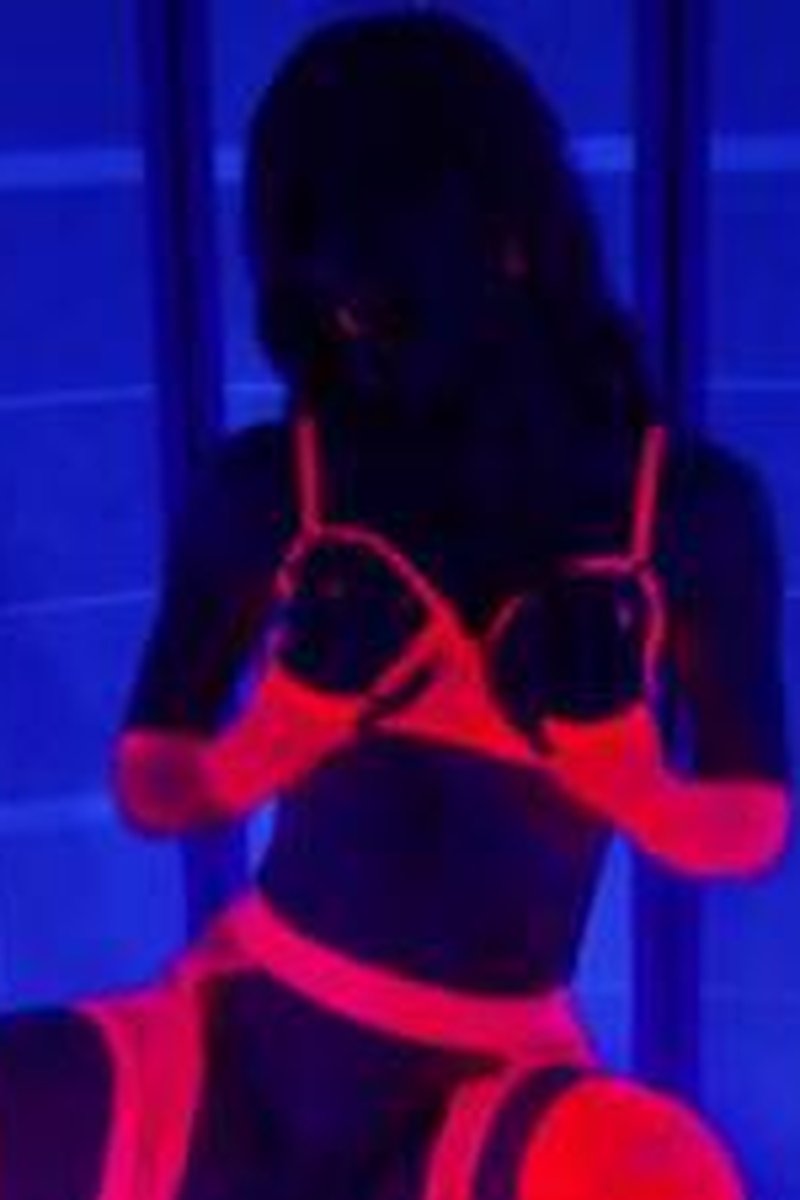 Hot Squirting Orgasm In Neon Glow Dessous Under Black Light - Screenshot 1 of 4 - Amateur